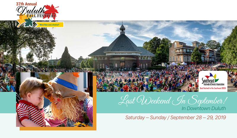 Duluth Fall Festival website banner