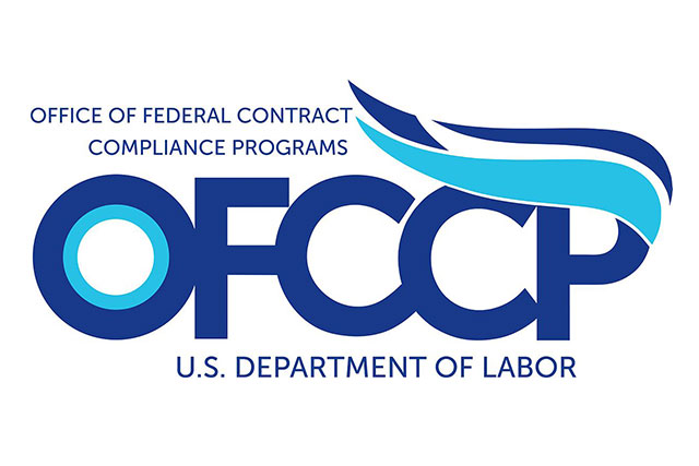 Logo for OFCCP office of federal contract compliance program