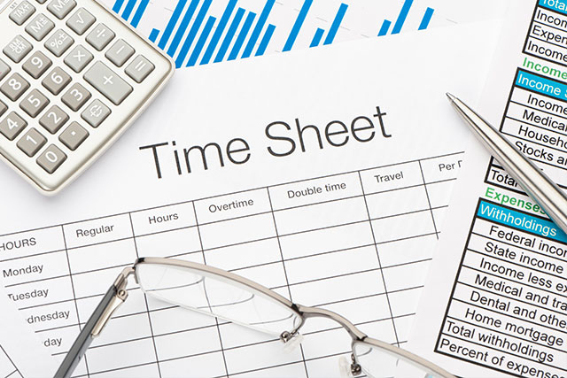 Employee Payroll Time Sheet HR