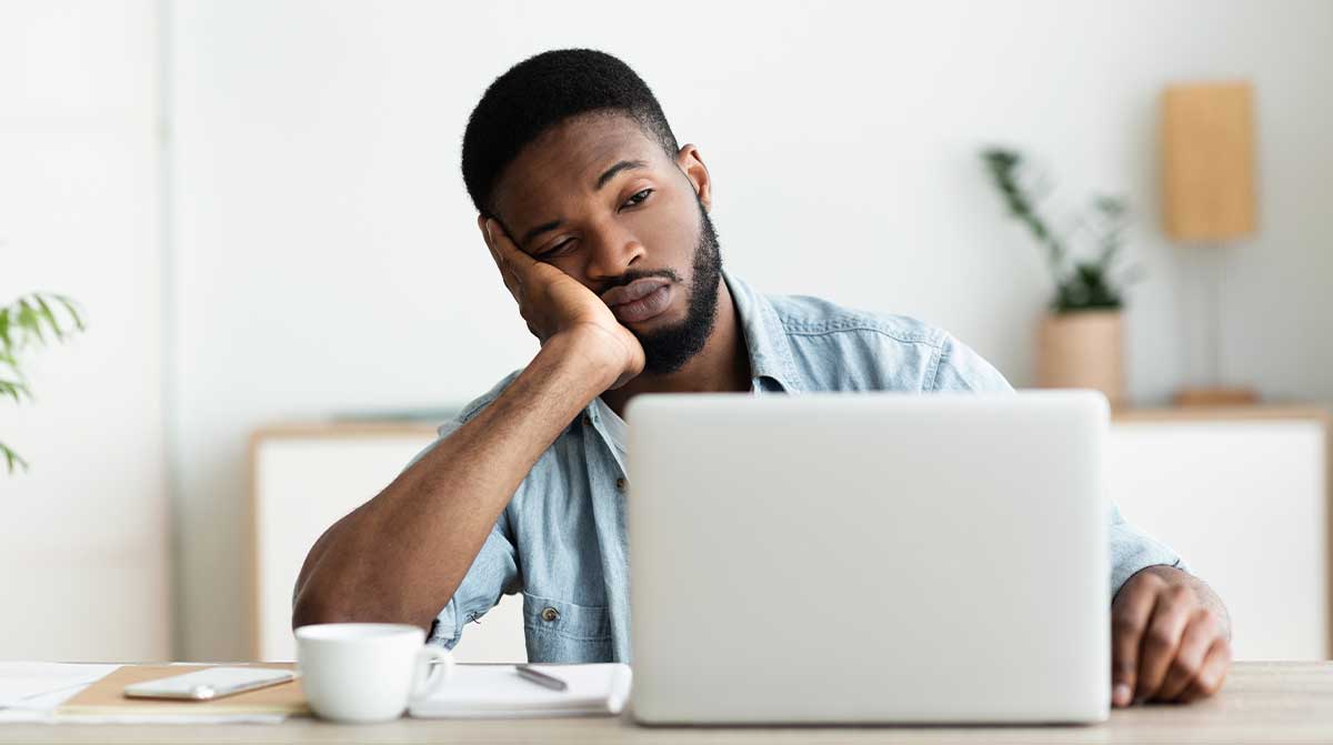 Disengaged unhappy employee