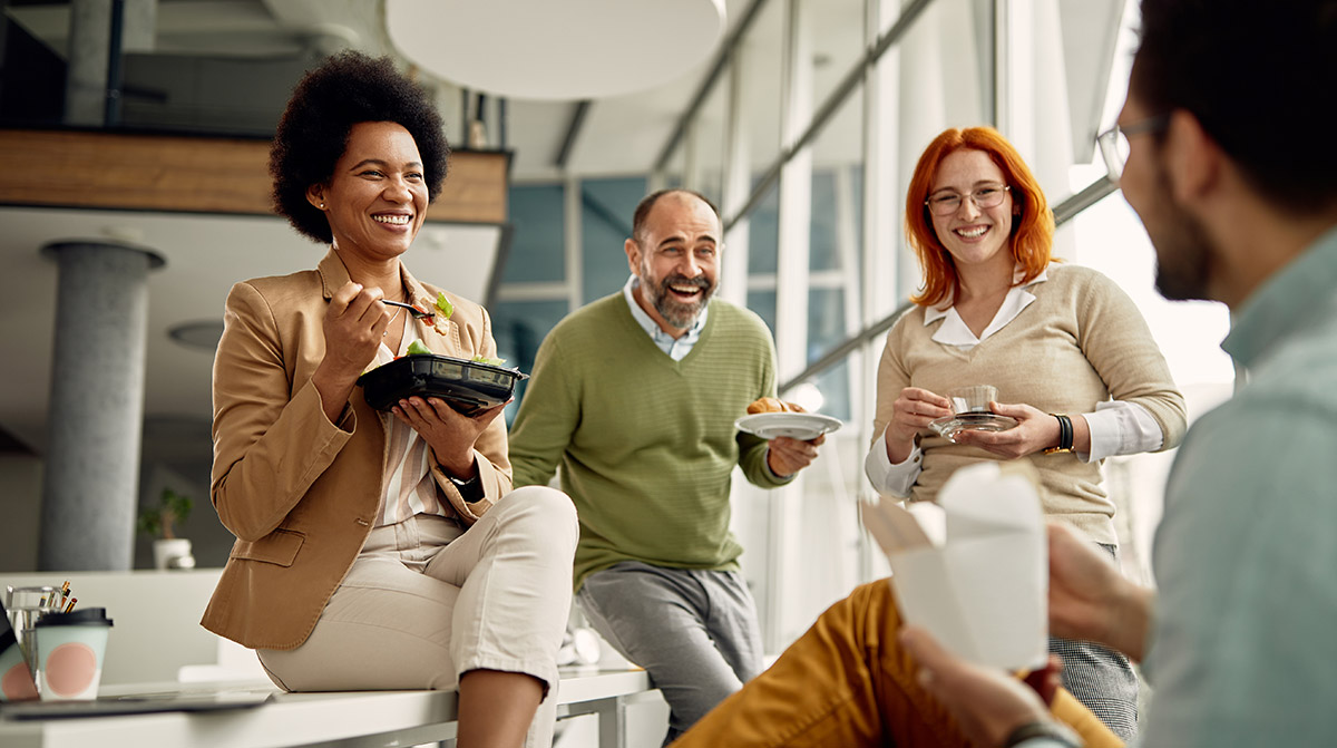 Employee Lunch Attract Back to office