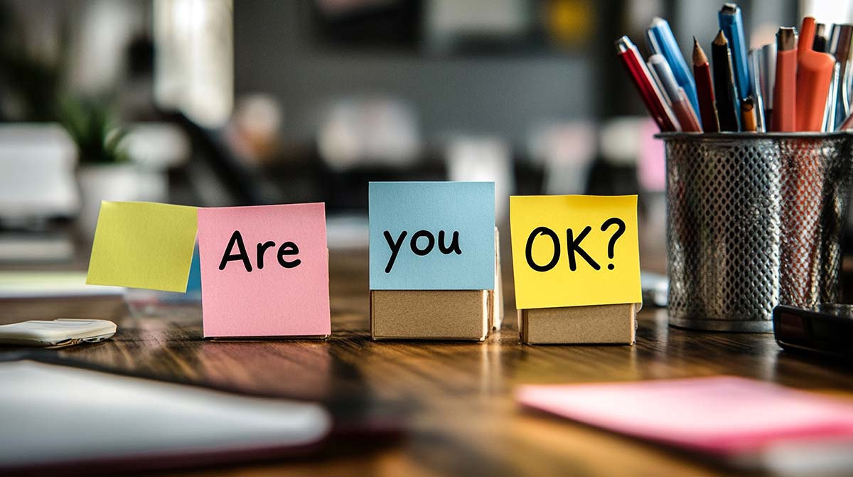 Employees asking for help during tragedy